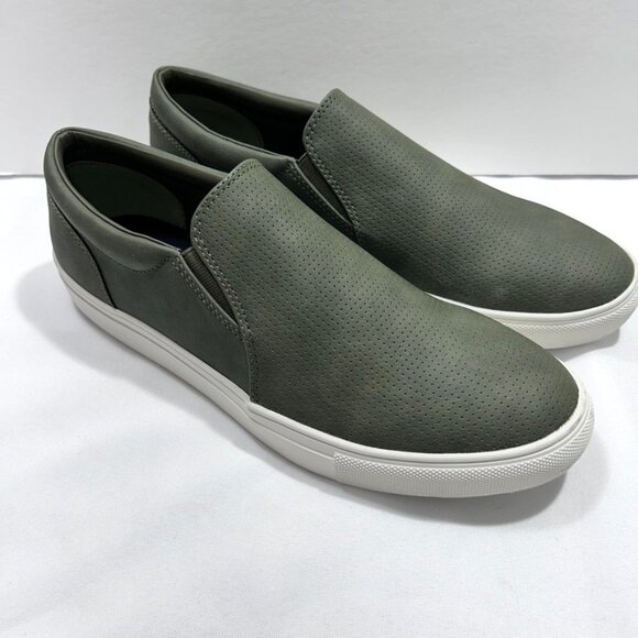 Alfani Men's Thomas Slip-on Sneakers Green US 10M  Manmade Faux-Suede - No Box - Picture 1 of 8